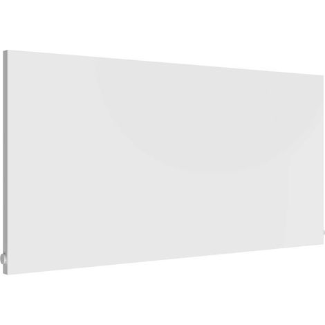 Reina Slimline Horizontal Designer Radiator 600mm H x 1200mm W Textured Matt White (1/5)