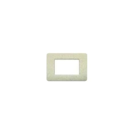 Placca 3P Acquamarina Matix (Bticino Cod. Am4803Sq)