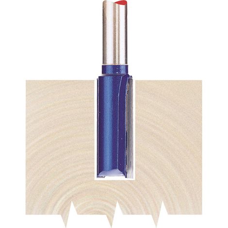DRAPER 1/4 Straight 9.5 x 25mm TCT Router Bit - 75332 (1/5)