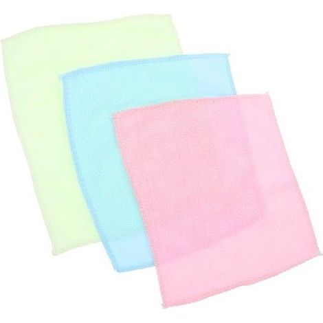 Gants de toilette écologiques - Fibres de polyester - Doux pour la peau - Absorbant - Séchage rapide (1/5)
