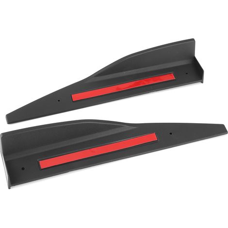 Lèvres de diffuseur latérales noires pour Ford Mustang Roush 2015+, ailerons de spoiler, kits de séparation, accessoires de carrosserie (1/5)