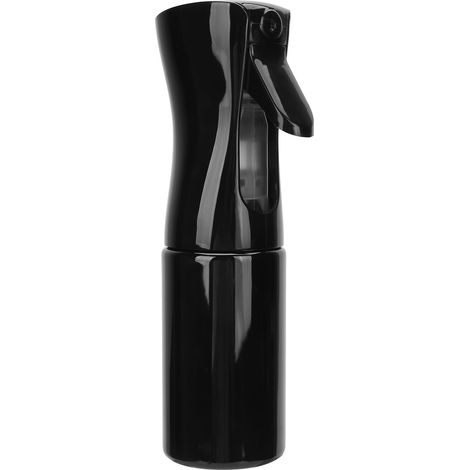 Brumisateur continu fin pour coiffure, flacon pulvérisateur portable 150ml (S) noir, vaporisateur cheveux professionnel, bouteille brumisateur d'eau, atomiseur de soin capillaire. (1/5)