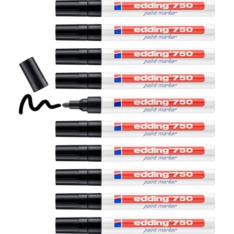 edding 4-750001 750 Paint Marker Black EDD4750001 (1/5)