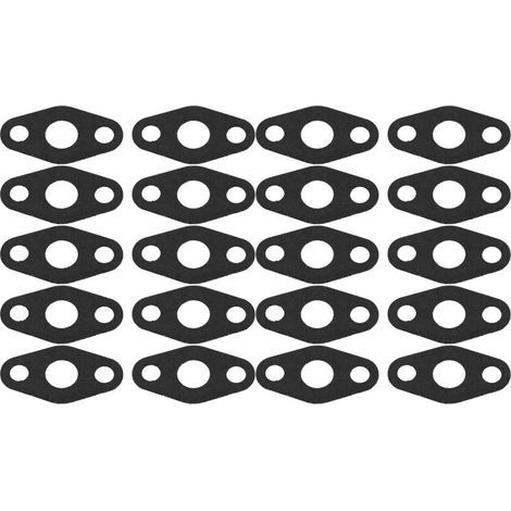 Joint de vidange d'huile Turbo, jeu de brides d'alimentation de retour de turbocompresseur pour papier de turbocharge T3 T4, 20 pièces