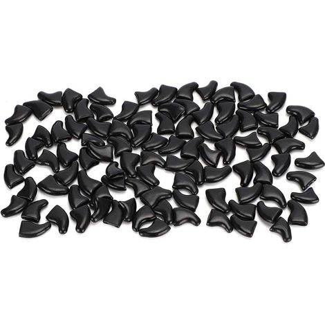 10x Protège-griffes Chat, PVC Souple, Noir, Pour Protection Meubles Et Soins (1/5)