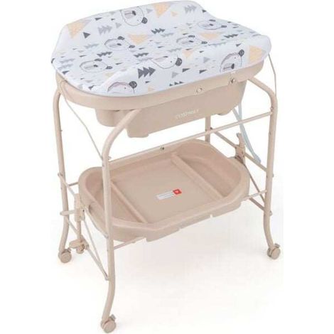 Design Pliant Table à Langer Bébé 2 en 1 avec Baignoire Intégrée et Tuyau de Vidange pour Maison (1/5)