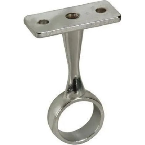 Soporte de techo redondo para armario de diámetro 25, de zinc cromado