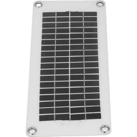 Chargeur solaire portable avec panneau et contrôleur intelligent intégré, 10 W, 12 V, pour voiture et camping-car. (1/5)