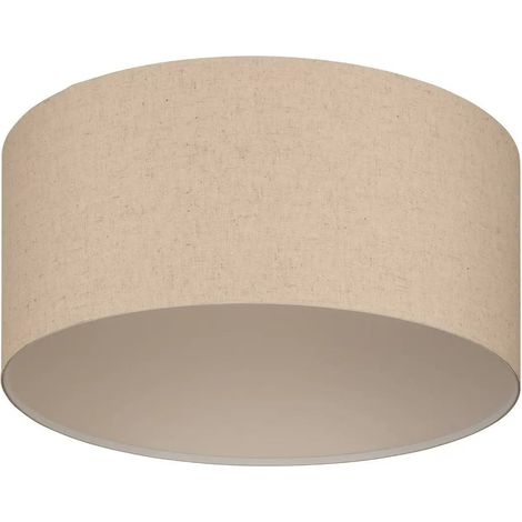 [NEUWERTIG] B-Ware Feniglia Deckenlampe Hängelampe Lampe Leinenschirm Natur Wohnzimmer Beleuchtung