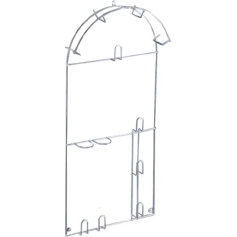 VS Schlauch-Kabelhalter Universal Stahldraht Silber