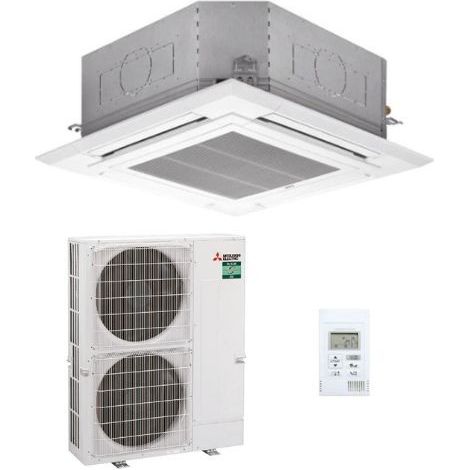 Mitsubishi Climatizzatore a Cassetta PLA-SM125EA 43000 btu R-32 Wi-Fi Opt + Comando PAC-YT52CRA-K