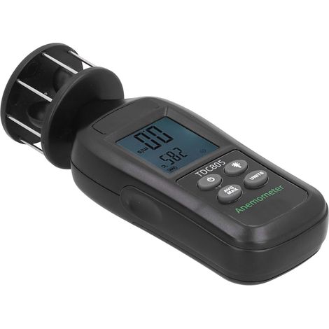 Handliches 3-Schalen-Turbinenanemometer mit Digitalanzeige zur Messung von Windtemperatur und Luftvolumen (1/5)