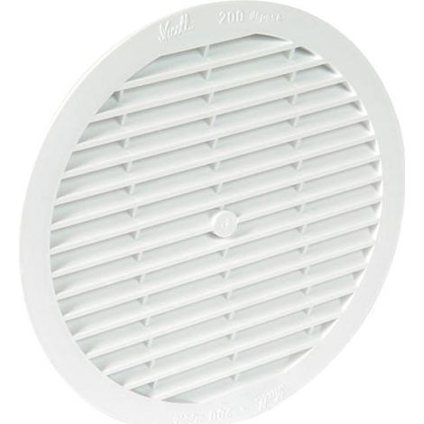 Nicoll – Grille ronde moustiquaire 200 cm² – Ø198mm – Pose à visser ou coller – Résistante pour intérieur – Grille d'aération VMC (1/3)