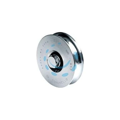 RUOTA CANCELLI GOLA SEMITONDA ART.310 - mm.80x20, M14x70