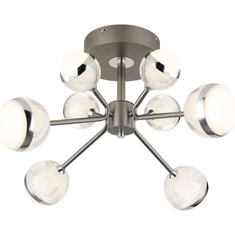 Globo - plafón - Untsy - níquel - metal - Ø 61cm - LED - 56011-8D