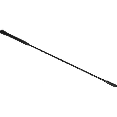 16-Zoll-Verstärker-FM/AM-Autodachantenne, universeller Autoantennenmast, Stereo-Empfangsverstärker, fahrzeugkompatibel, schwarz. (1/5)