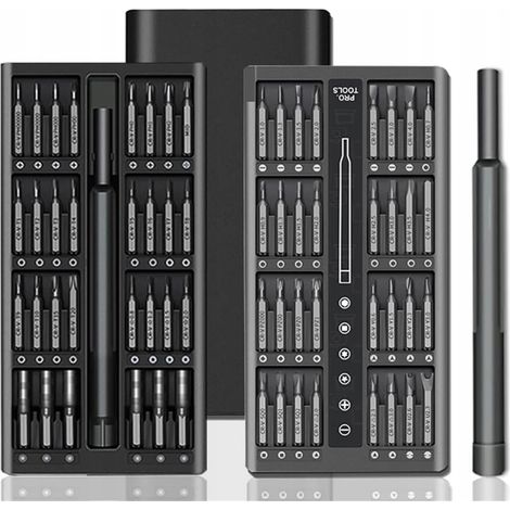 63-in-1 Präzisionsschraubendreher-Set im Metallkoffer