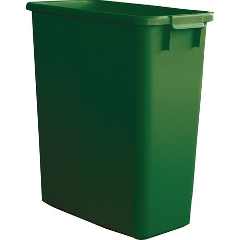 Raccoglitore di rifiuti e materiali riciclabili 60l H590xL285xP555mm PE verde