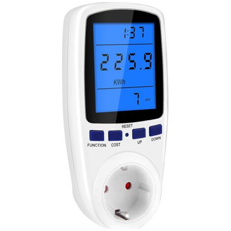 ALLIANDISCompteur d'énergie LCD numérique wattmètre dispositif de surveillance puissance électricité Kwh analyseur de sortie de mesure de puissance (1/5)