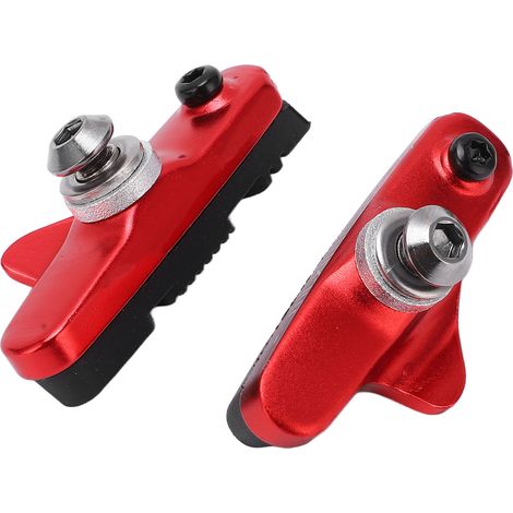 Plaquettes De Frein En Alliage D Aluminium - Blocs En Caoutchouc Type Tiroir - Pour Freins À Caliper De Vélo Route - Lot De 2 (1/5)