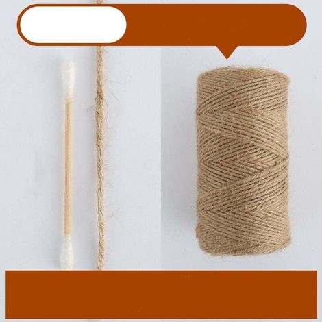 Enowelir Corde De Jute Naturelle 3mm 200m Pour Jardinage Bricolage Et Activités Manuelles (1/5)