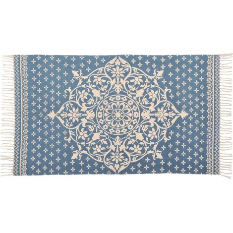 Tapis oriental en coton 90 x 150 cm (1/2)