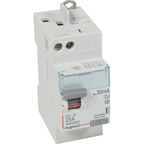 DX³-ID Interrupteur différentiel 2P 25A Type A 30mA 230V Legrand - LEG411637