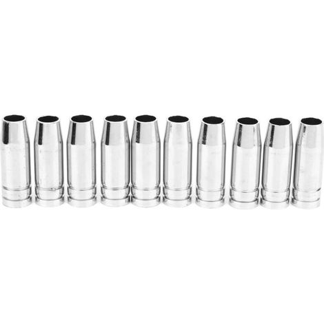 Fafeicy Buse à Gaz Buse MAG MIG pour MB15 MB14 NW Protection du Brûleur Type D'insertion de Gaz Binzel 15AK 10 Pièces Buse de Torche de Soudage Buse Conique (10PCS). (1/5)