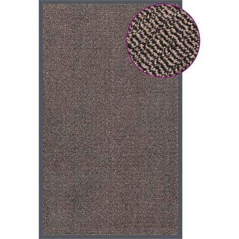 Paillasson touffeté 90 x 150 cm pp marron et caoutchouc DEC040681 (1/5)