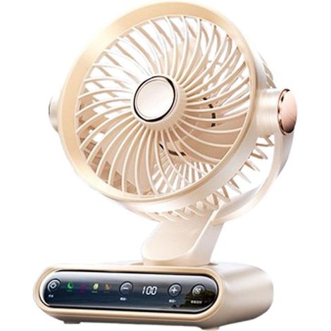 Ventilador de mesa inteligente,ventilador de escritorio,circulador de aire,ventilador con pantalla digital,inclinación ajustable (1/5)