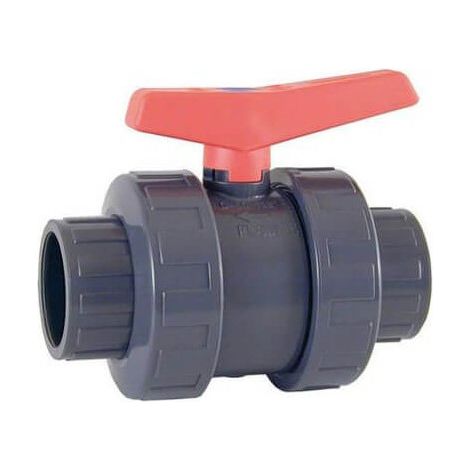 ASTRALPOOL - Vanne PVC à boisseau sphérique D. 50 PN-16 - à coller