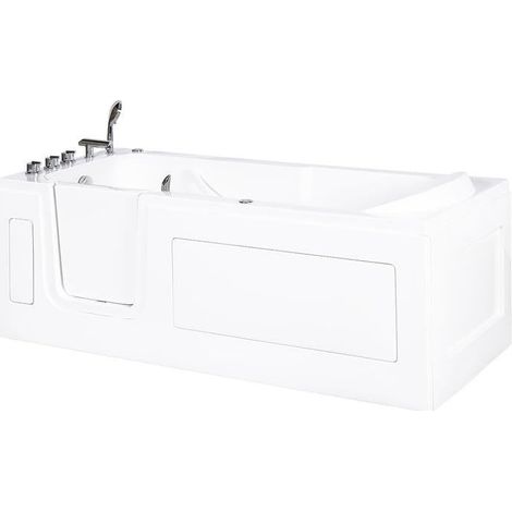 Vidalux WB408 Left Whirlpool Abberton Easy Access Walk-in Bath (JETTED TUB)