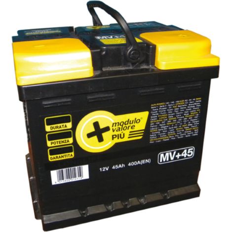 Batteria per auto Longlife power 45AH 400A pronta all'uso lunga durata