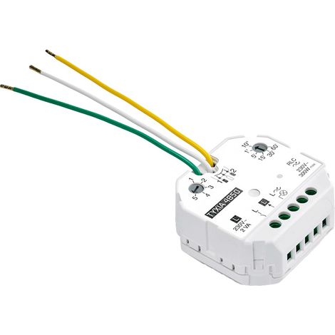 Commande d'éclairage dimmable sans fil – Fonction temporisation et détection de mouvement – Compatible avec boutons poussoirs – Delta Dore (1/10)