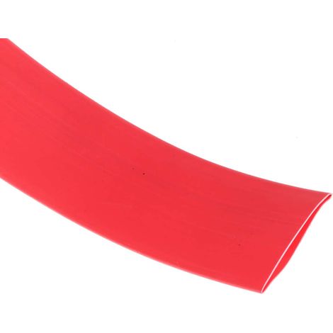 Gaine thermorétractable RS PRO, Dia. 24mm Rouge rétreint 3:1, 3m ( Prix pour Bobine de 3 Mètres ) (1/2)
