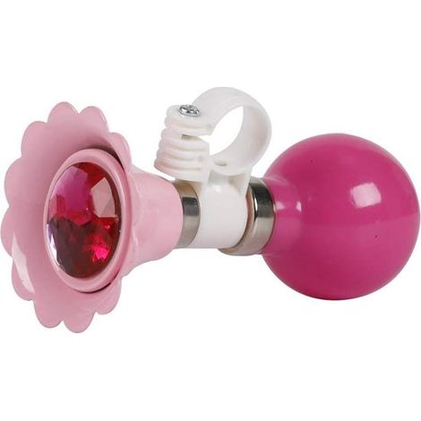 Campanello per bicicletta per bambini - Clacson rosa per bicicletta per bambine e bambini (1/5)