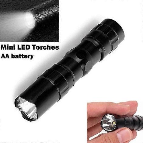 Mini lampe torche LED ultra-lumineuse rechargeable par USB avec fonction batterie externe, idéale pour le camping, la pêche et la randonnée (Style B). (1/5)