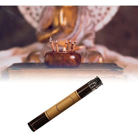 Räucherstäbchen aus natürlichem Sandelholz für buddhistische Tempel, 10,5 cm, je 5 g, 10 Stück (1/5)