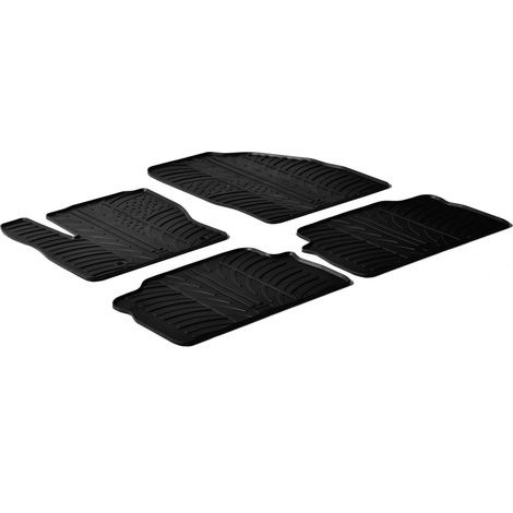 Set tappeti su misura in gomma - compatibile per  Ford C-Max (10/0310/10) -  Ford Kuga (06/0802/13) fino al 08/11