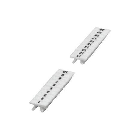 Repères pour blocs de jonction Contenu: 10 pc(s) Phoenix Contact ZBF 5,LGS:L1-N,PE 0809528 X48747