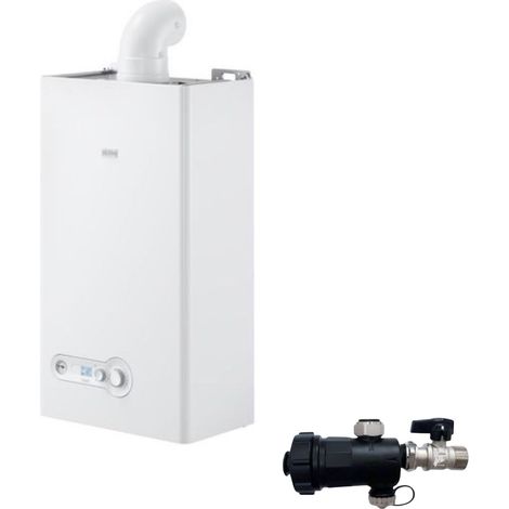 Riello Caldaia a Camera Aperta Low Nox Start LN 24 KI LN 26 kW Metano con Defangatore Omaggio