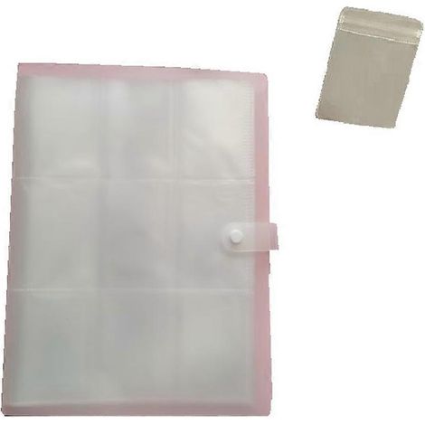 Livre de rangement de bijoux transparent et portable, idéal pour les voyages. (1/5)