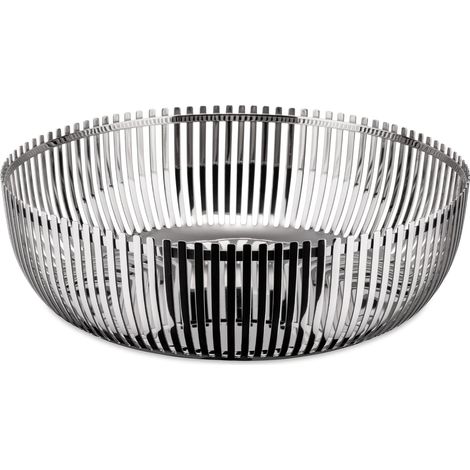 Alessi PCH02/23 - Cestino da Cucina Traforato di Design, in Acciaio Inossidabile 18/10 Lucido, 23 cm (1/5)