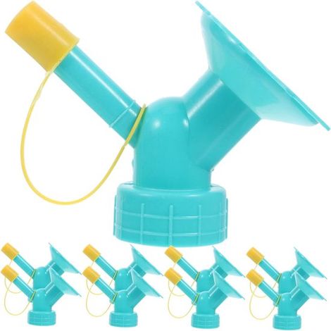 Lot de 10 mini arrosoirs avec double pomme d'arrosage, arrosoirs ergonomiques pour plantes d'intérieur, semis et bonsaïs, accessoires de jardinage (1/5)