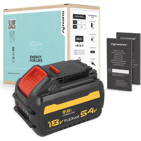 Akku für DeWalt FlexVolt 18/54V 9/3Ah DCB547