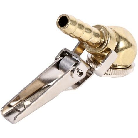 2pcs Mandrin D'air de Valve de Pneu, Outil de Montage de Jauge de Gonflage de Pneu/gonfleur de Pneu à Pince à Pied à Bille gonflage pneu voiture embout de gonflage tire repair kit pour air chu (1/5)