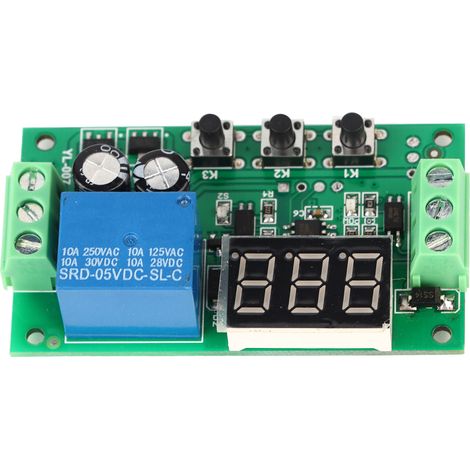 5V-LED-Relais-Steuerplatine mit Zeitverzögerungsschalter – Elektronisches Bauteil (1/5)