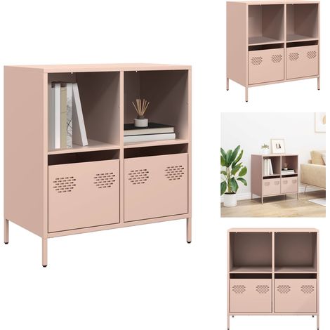 Sideboard Rosa 68x39x73,5 cm Kaltgewalzter Stahl - Sideboard - Sideboards - Kommode - Anrichte (1/5)