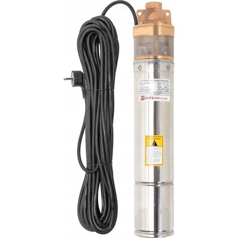 Pompe de forage 4SKM150 - 1100W - Acier inoxydable - Efficace et durable - Protection thermique (1/5)