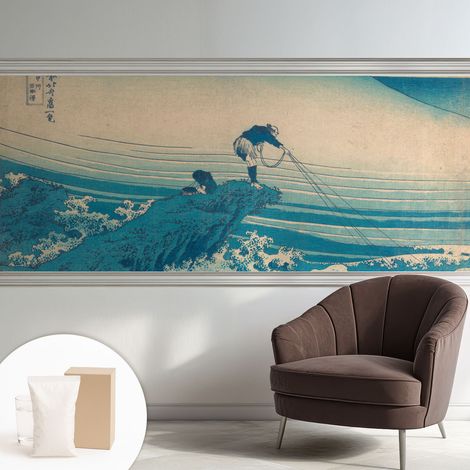 Papier peint intissé avec imprimé pour intérieur moderne application facile a motif - Colle incluse gratuite Scène marine 250x104 cm (1/5)